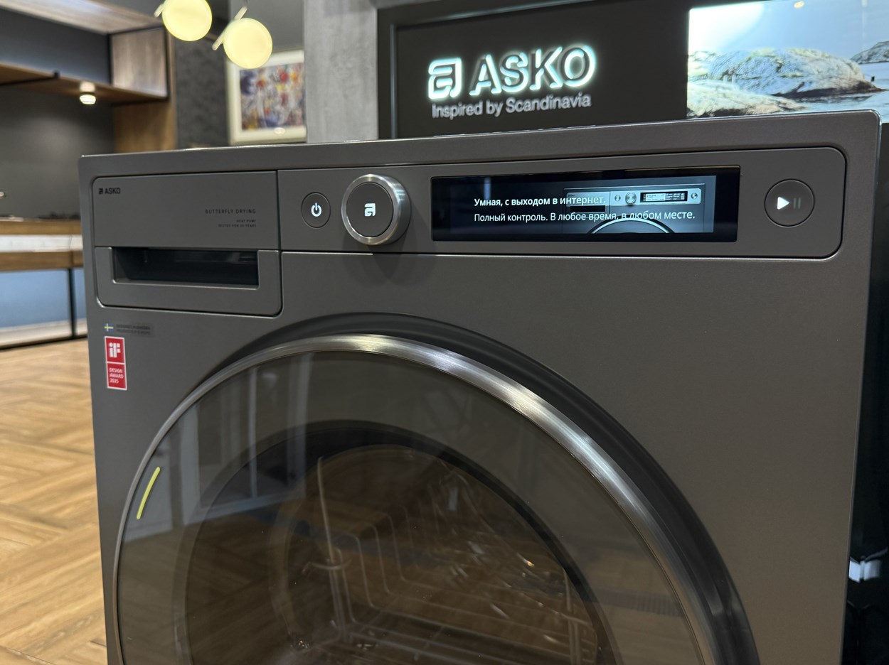 Панель управления ASKO Style крупным планом